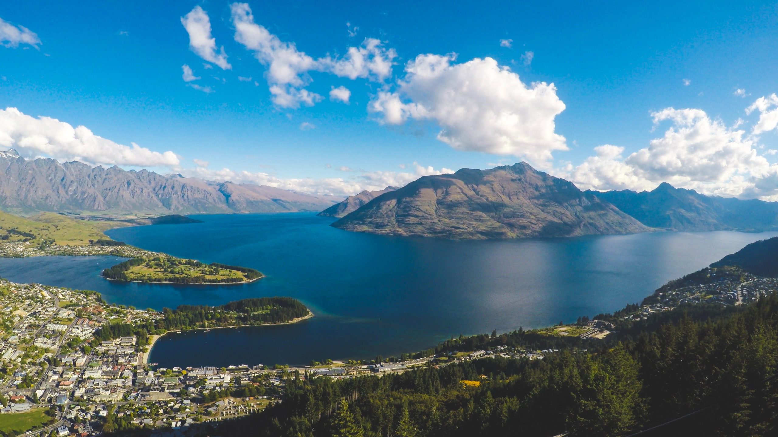 View over queenstown